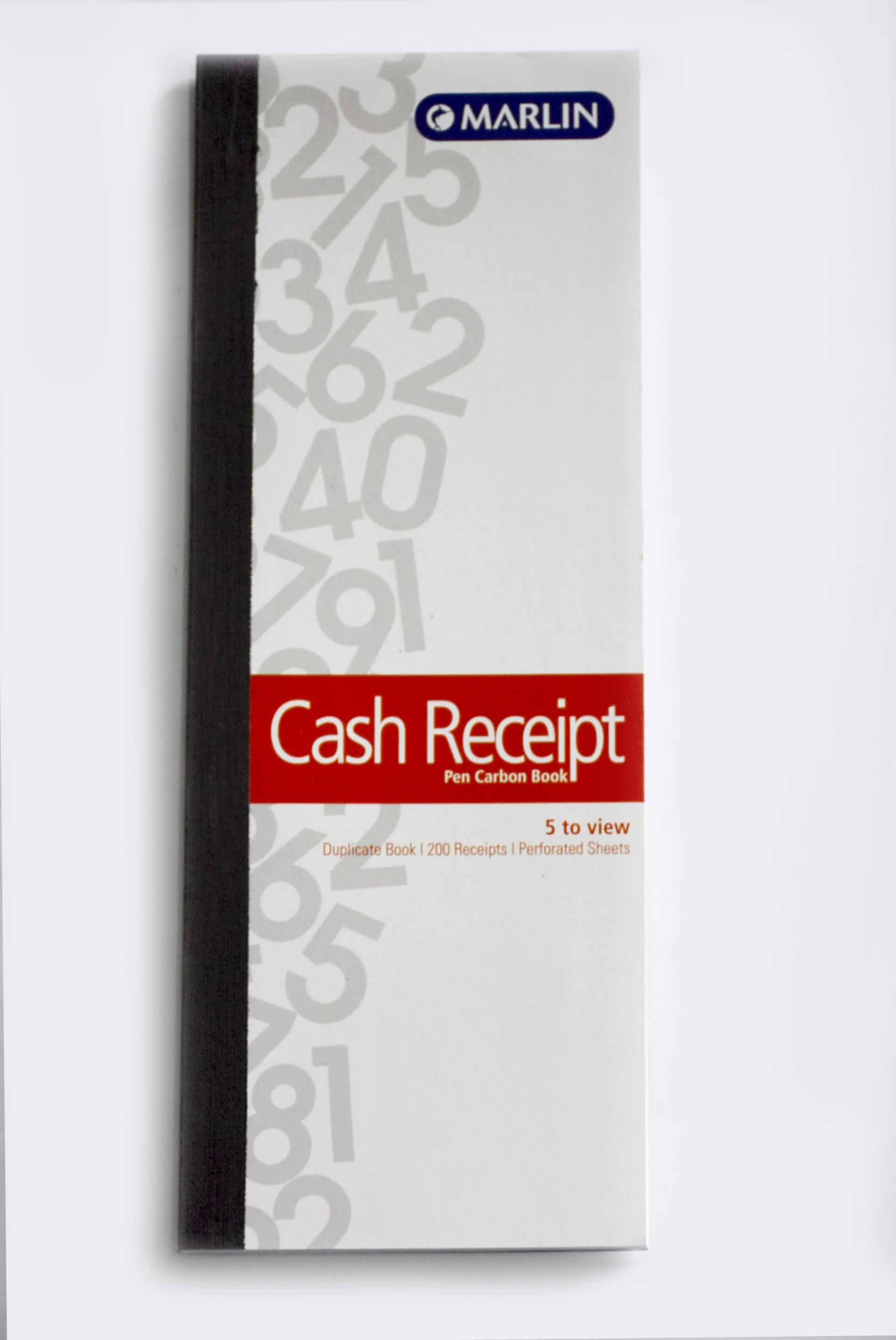 Self Carbon Cash Receipt Book — Statesman Stationery