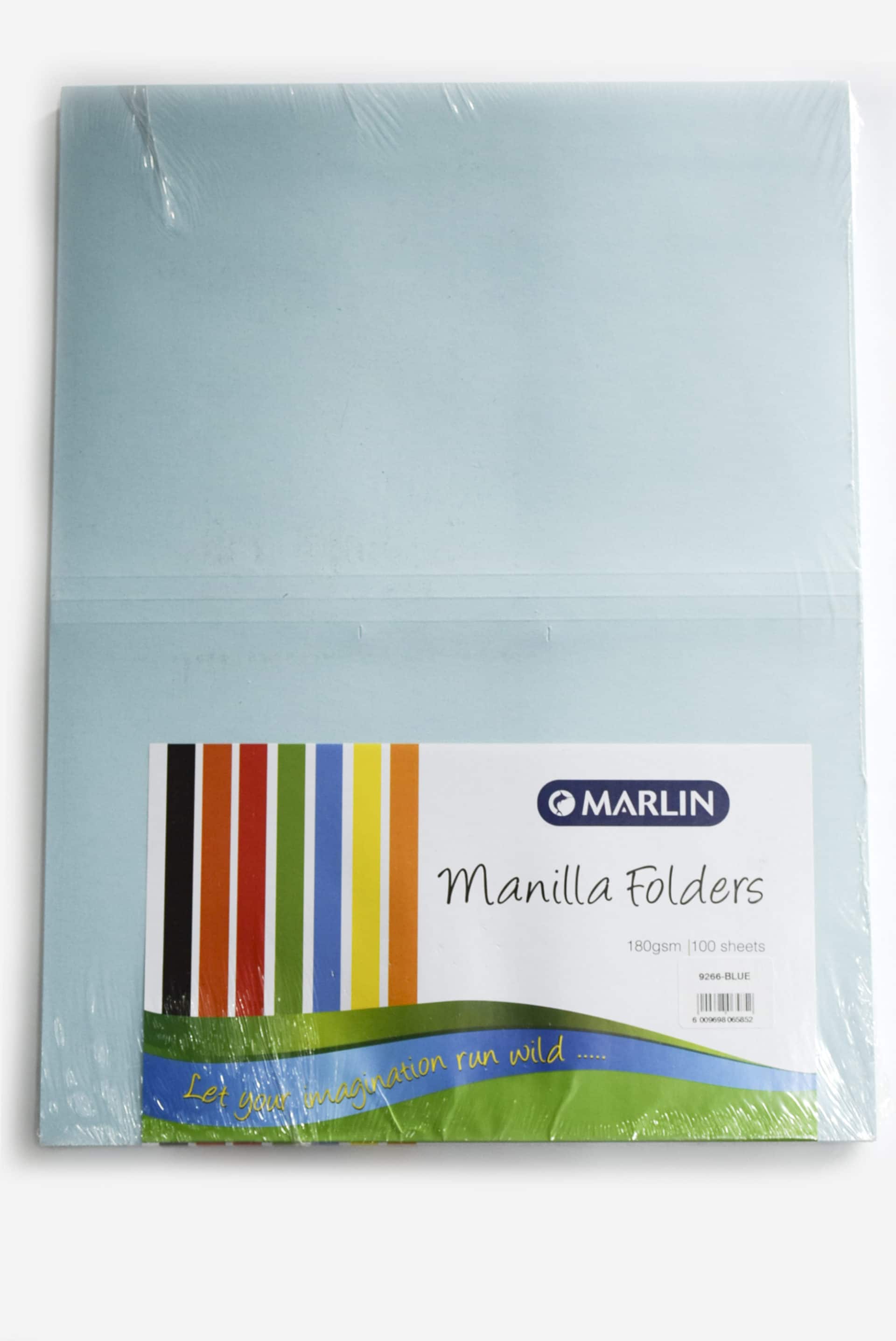 Manilla Folders 9266 Blue 100's — Statesman Stationery